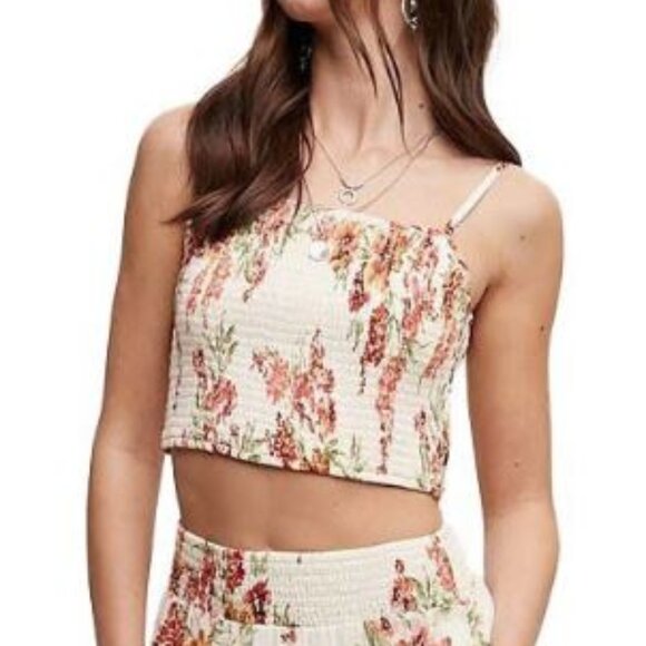 Listicle, Women's Smocked Vacation Tank Top, Large, EUC - Picture 4 of 4